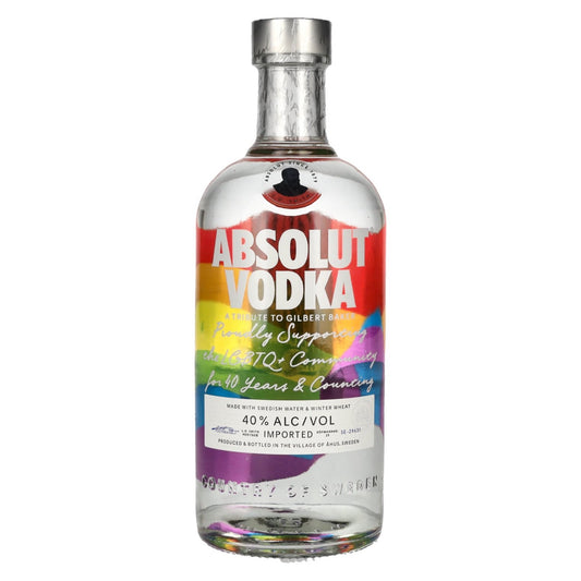 Absolut Vodka PRIDE Rainbow Colors Limited Edition 40% Vol. 0,7L