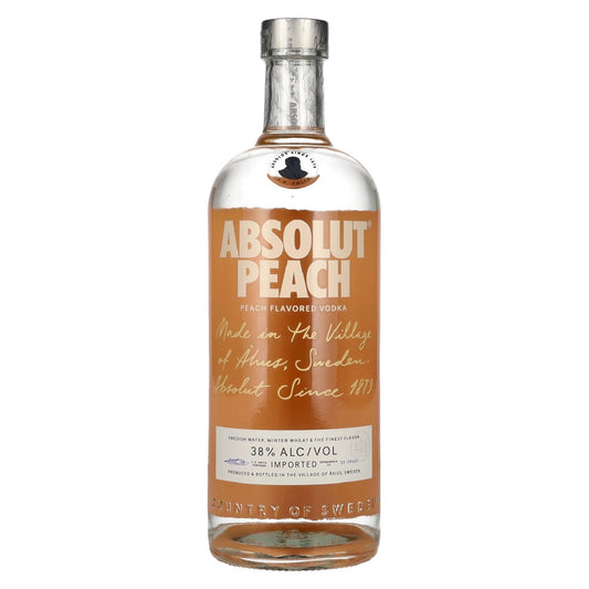 Absolut Vodka Pfirsich 38% Vol.  1,0L