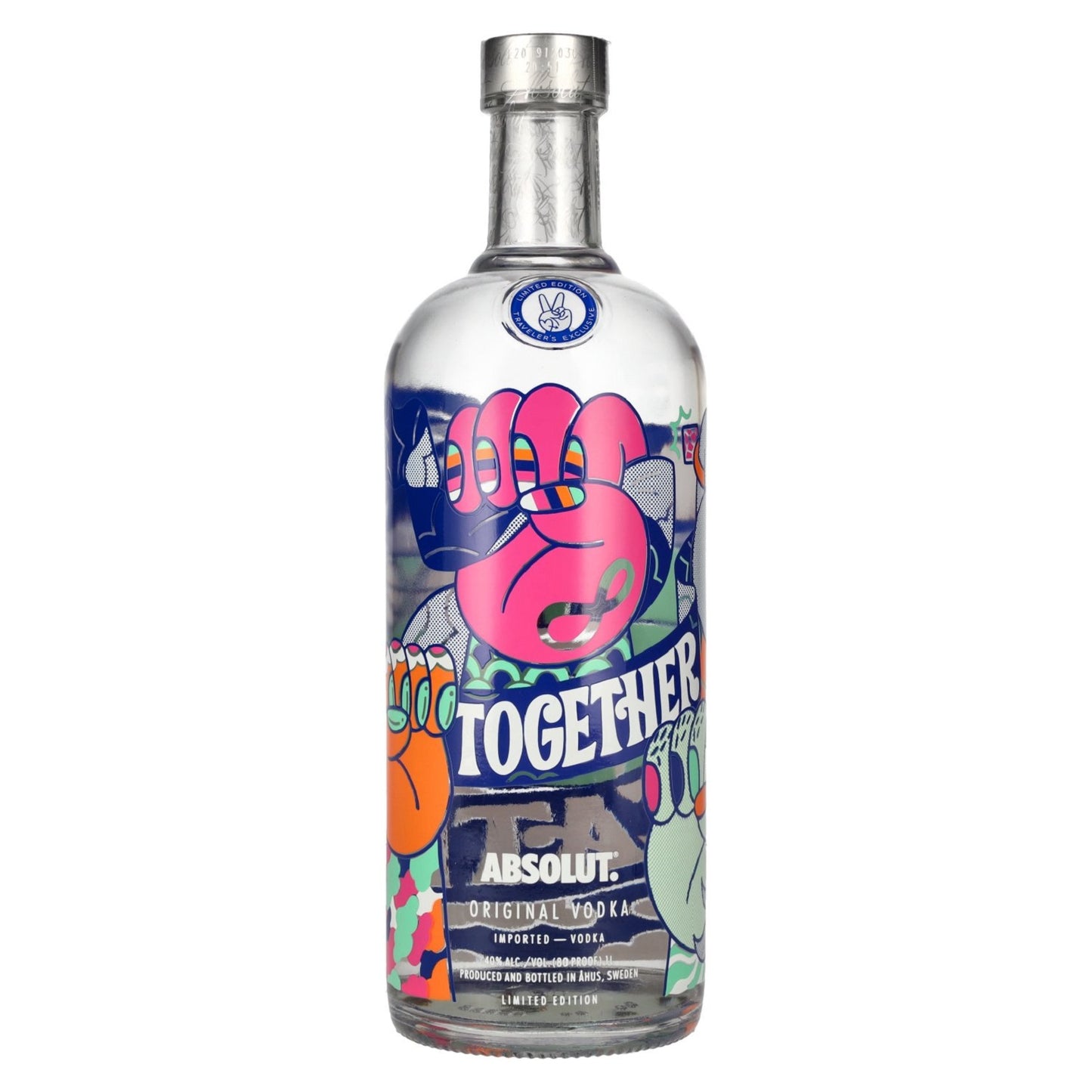 Absolut Vodka TOGETHER WE CREATE Limited Edition 40% Vol. 1,0L