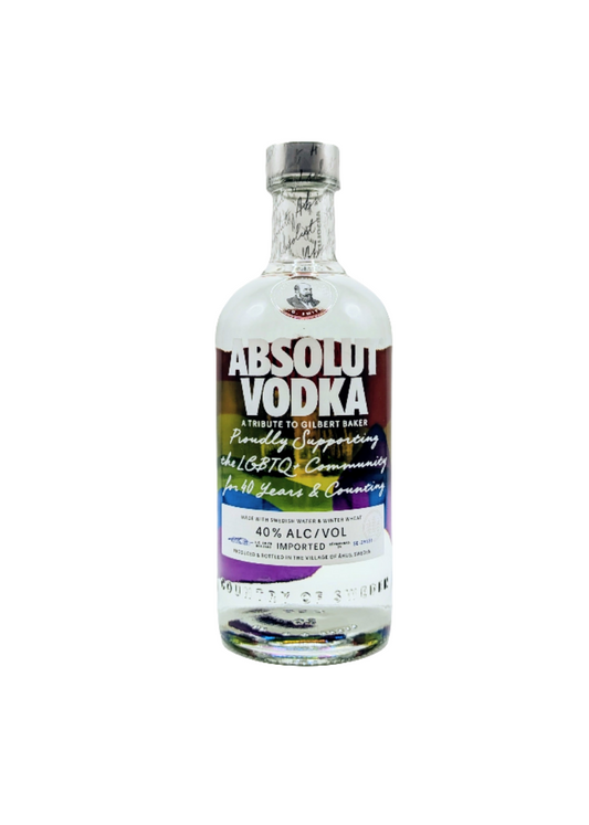 Absolut Vodka PRIDE Rainbow Colors Limited Edition 40% Vol. 0,7L