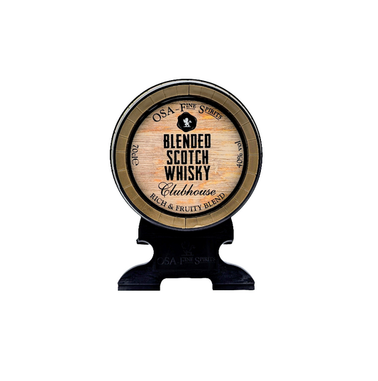 OSA Fine Spirits CLUBHOUSE Blended Scotch 40% Vol. 0,7L im Whiskyfass