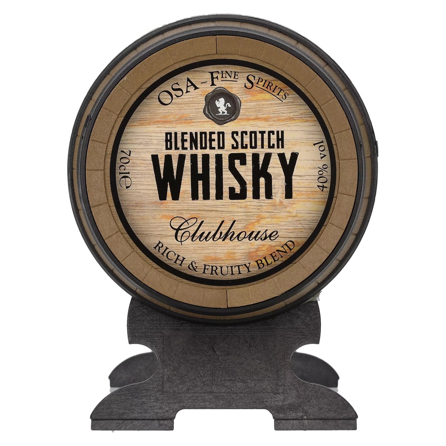 OSA Fine Spirits CLUBHOUSE Blended Scotch 40% Vol. 0,7L im Whiskyfass