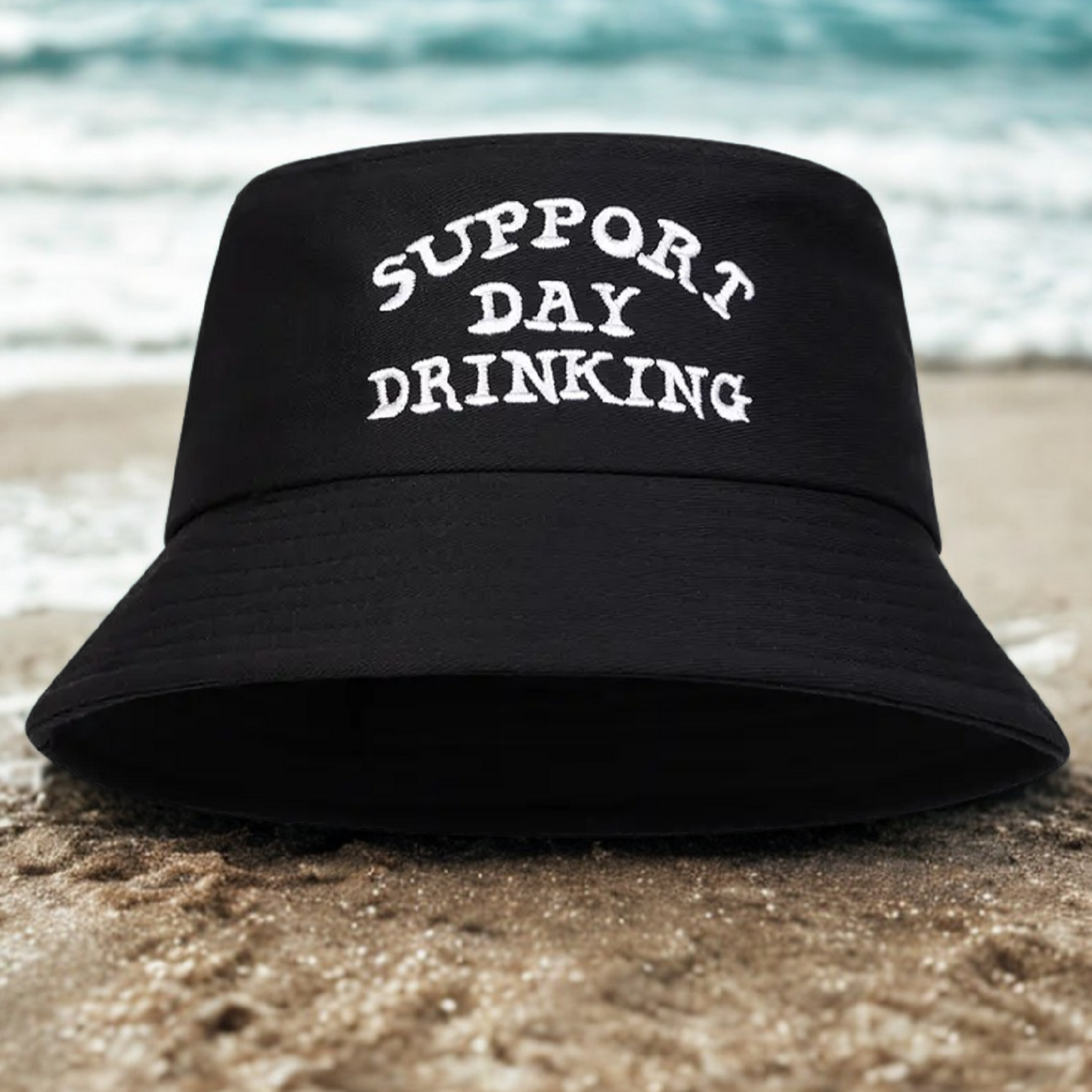 "Support Day Drinking" Schwarz - Unisex