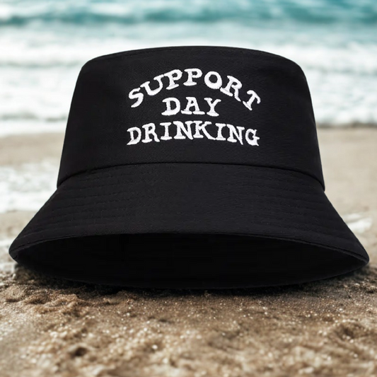 "Support Day Drinking" Schwarz - Unisex