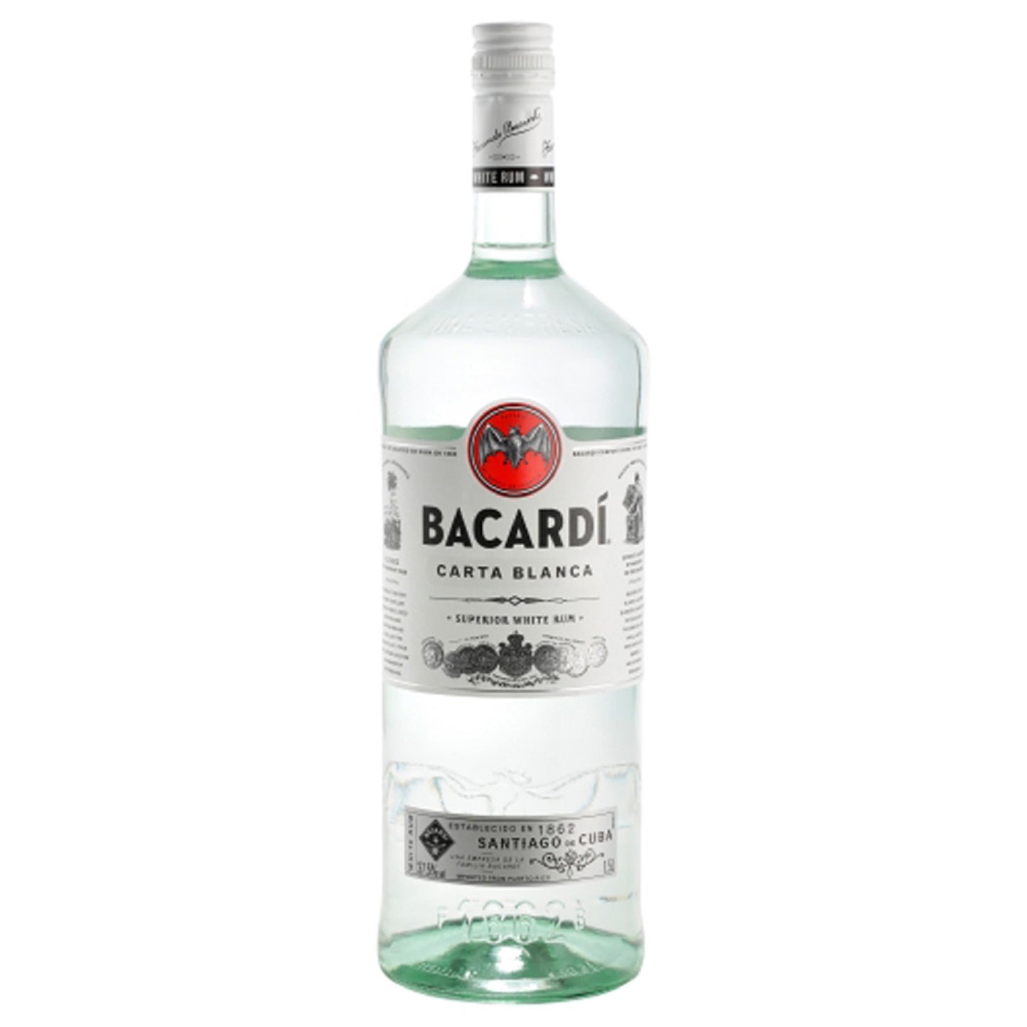 Bacardi Carta Blanca 37,5% Vol. 1,0L