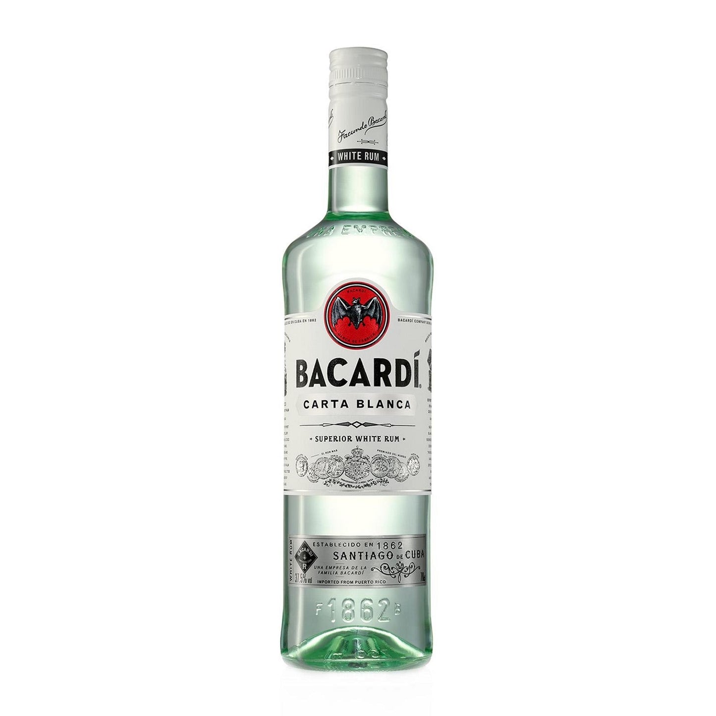 Bacardi Carta Blanca 37,5% Vol. 0,7L