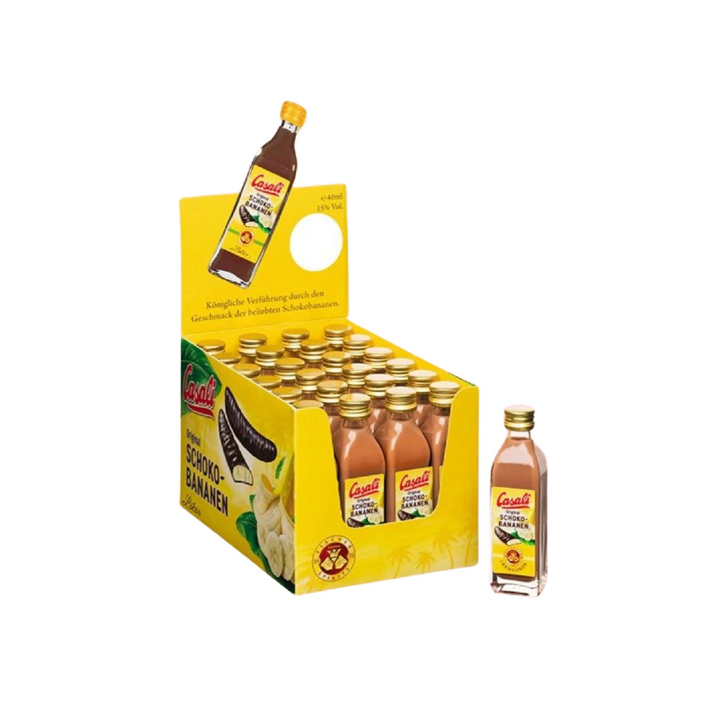 Casali Original SCHOKO-BANANEN Likör 15% Vol. 0,04L