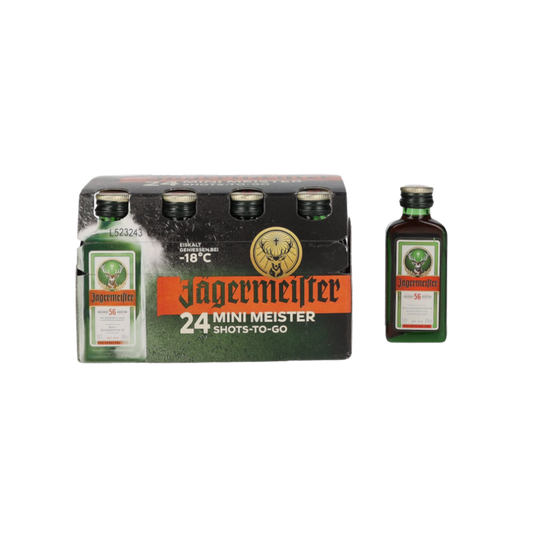 Jägermeister 35% Vol. 24x0,02L